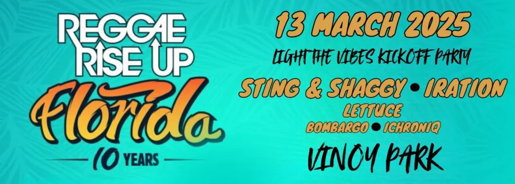 Reggae Rise Up Florida (Thursday) at Vinoy Park